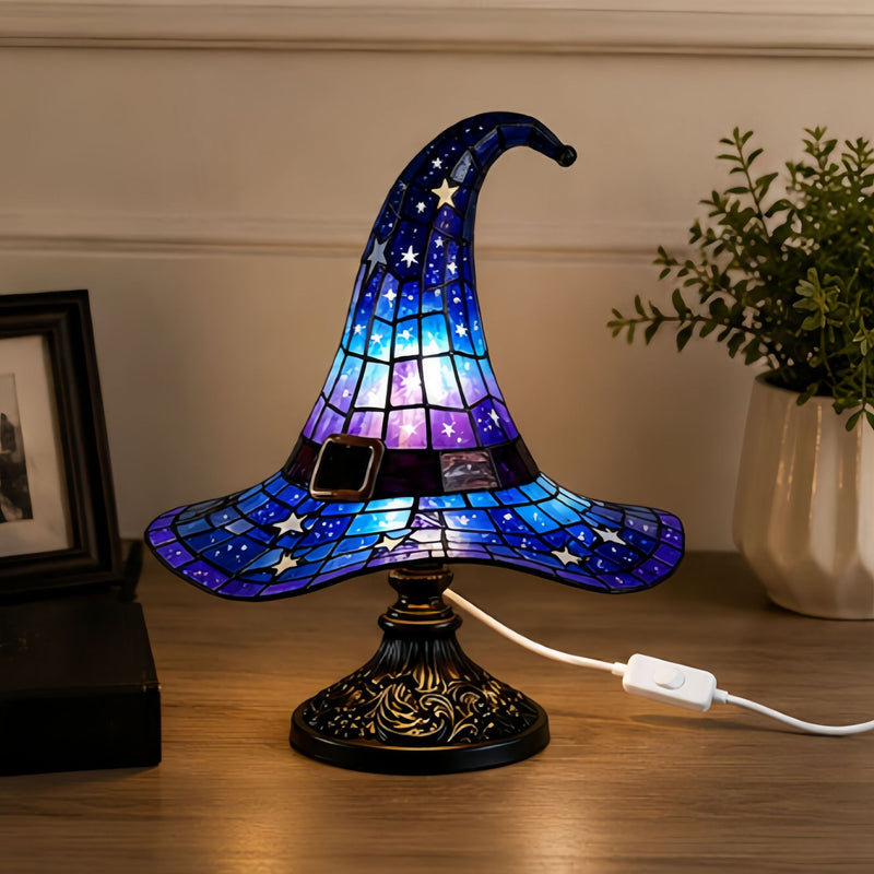 Blue witch hat lamp color option