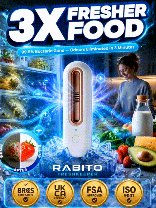 🔥Smart Fridge Purifier & Deodorizer | Keep Food Fresh 3X Longer — Last 50 Units at 50% OFF!