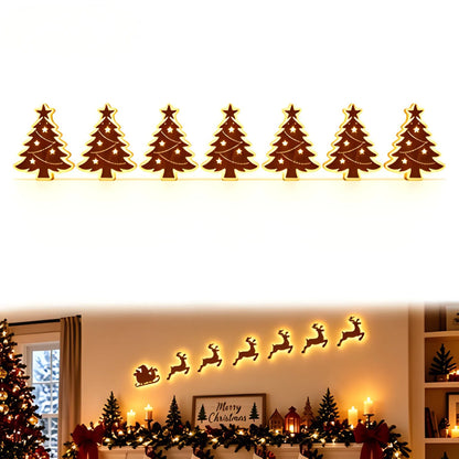 🎄 LED Reindeer Wall Decorations - ✨Festive Christmas Lighting