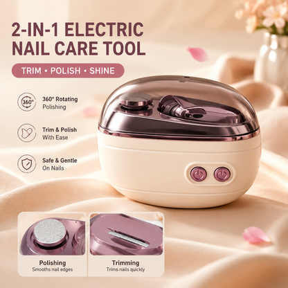 🏅 2-in-1 Smart Electric Nail Clipper & Polisher 🌟