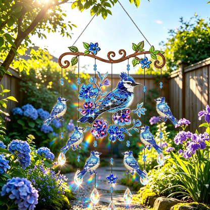 🌊 Sparkling Ocean Suncatcher – Dolphin, Whale & Sea Turtle Hanging Decor ✨