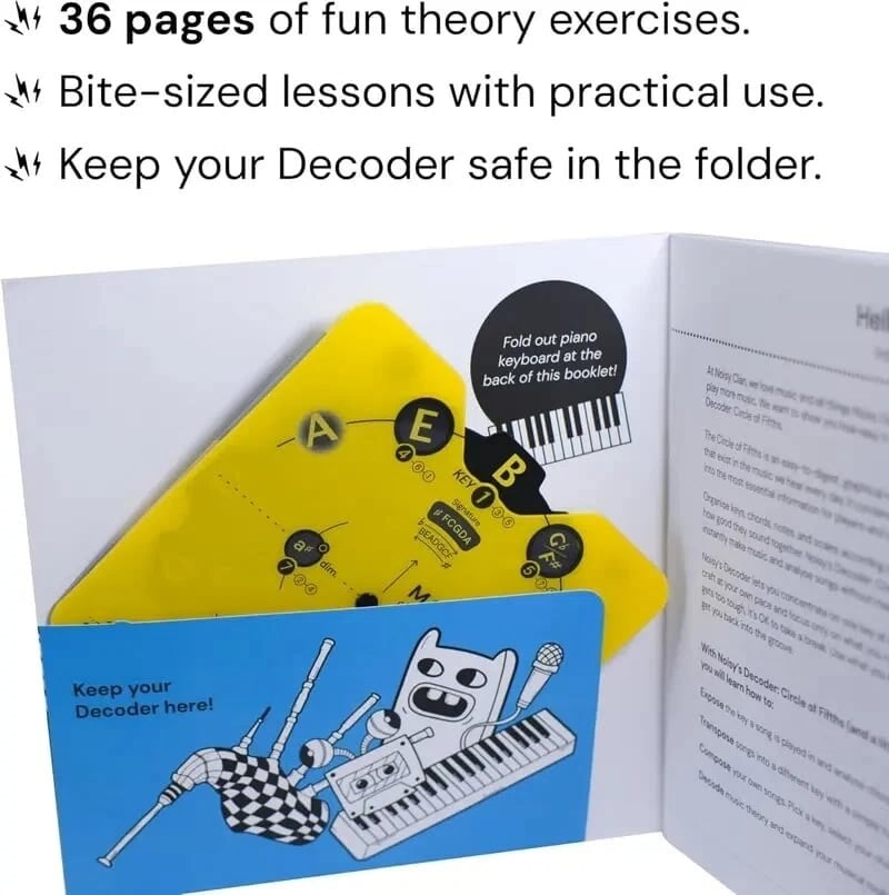 🔥Last Day 60% OFF 🎵Circle of Fifths Music Theory Decoder Set