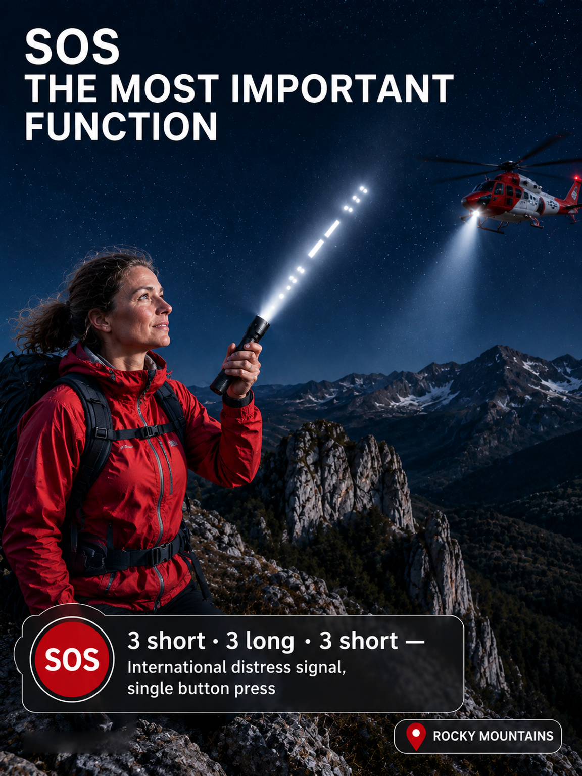 💡 New 2026 white laser flashlight – extraordinary brightness, long range!
