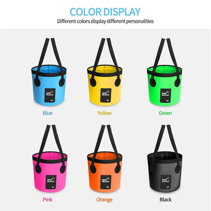 ⏰Limited Stock 50% OFF🧺💦🎣Portable Foldable Water Bucket - Perfect for Fishing, Camping, Traveling!!