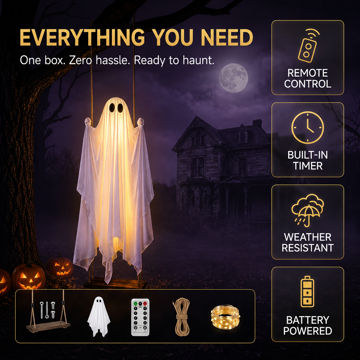 Hauntly Hanging Ghost
