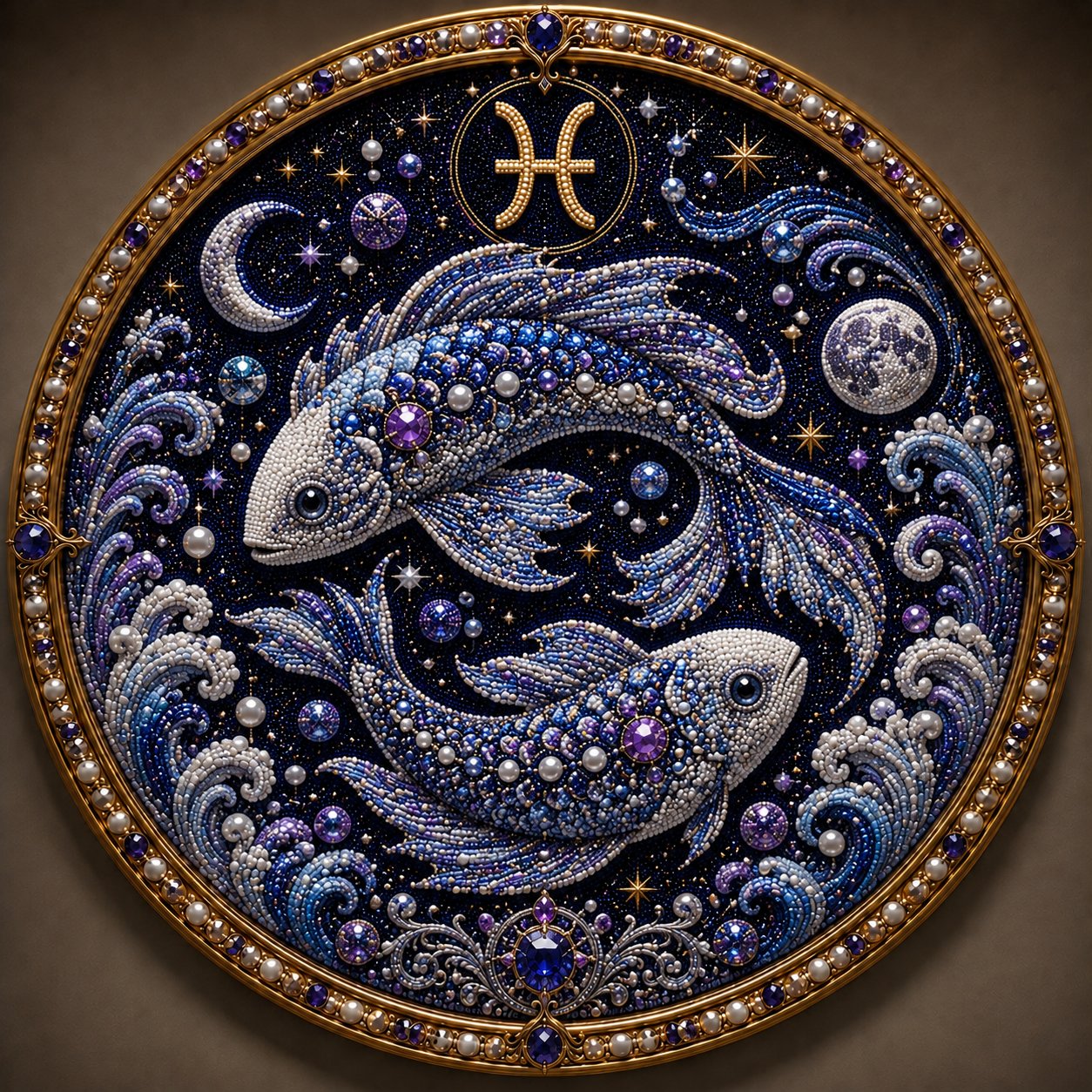 🔥 Last Day 49% OFF - 💎 12 Zodiac Signs Pearl Art Kit ♈💫 Bring Every Zodiac Sign to Life with Pearls