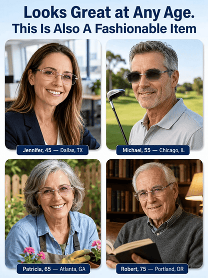 [Regain Your Youthful Vision] 🔥Smart Zoom Diamond-Cut Reading Glasses
