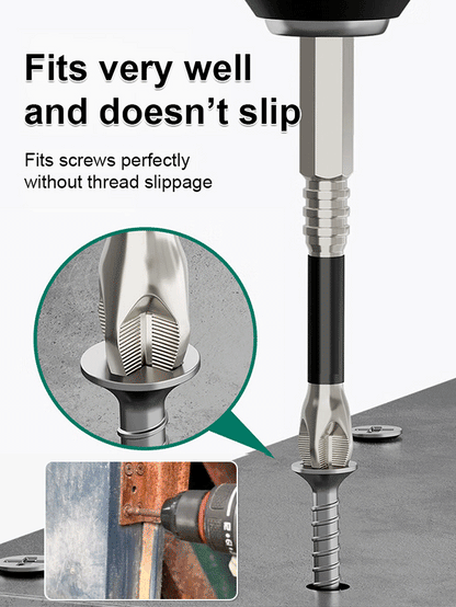 🔧Powerful magnetic drill bit set, repairs rusty screws in just 5 seconds, industrial-grade durability, limited time offer🔥
