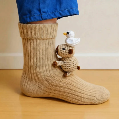 🎅Limited Sale 53% Off 🎄3D Knit Animal Socks