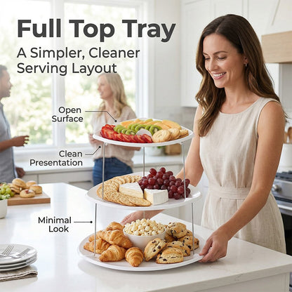 Foldable Pop-Up Snack Serving Trays