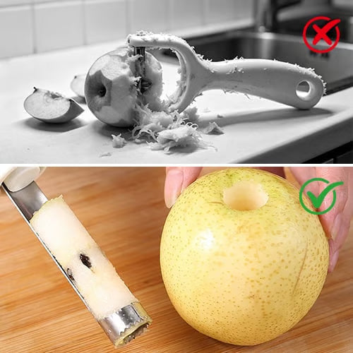 🎁 BUY 1 GET 1 FREE🍎 2-in-1 Apple Corer & Peeler – Easy Fruit Prep