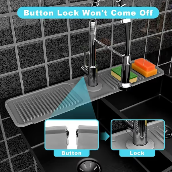 🔥Buy one get one free🔥Silicone Sink Faucet Draining Mat