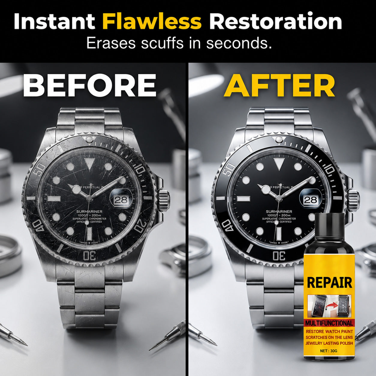 Multifunctional Scratch Repair Polish – Works on All Car Colors 🚗✨🛡️🎨