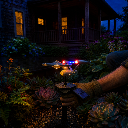 🌌 TODAY ONLY—💥 Now Only 48% of the Original Price| Sci-Fi Starship Solar Garden Light