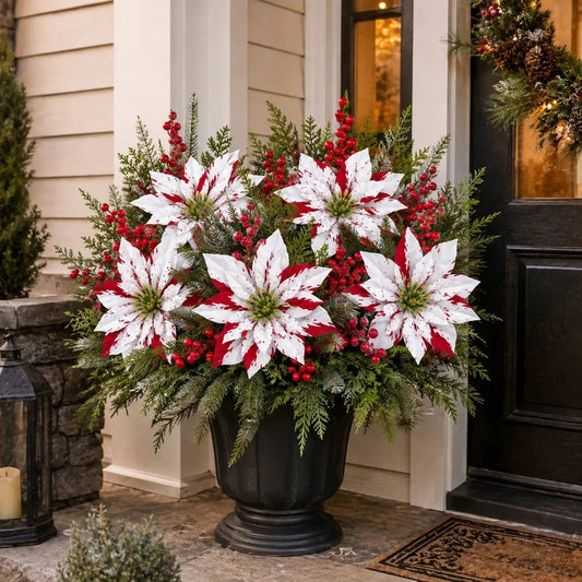 🎉❀Last Day 50% OFF🔥Christmas Poinsettia Planter Inserts