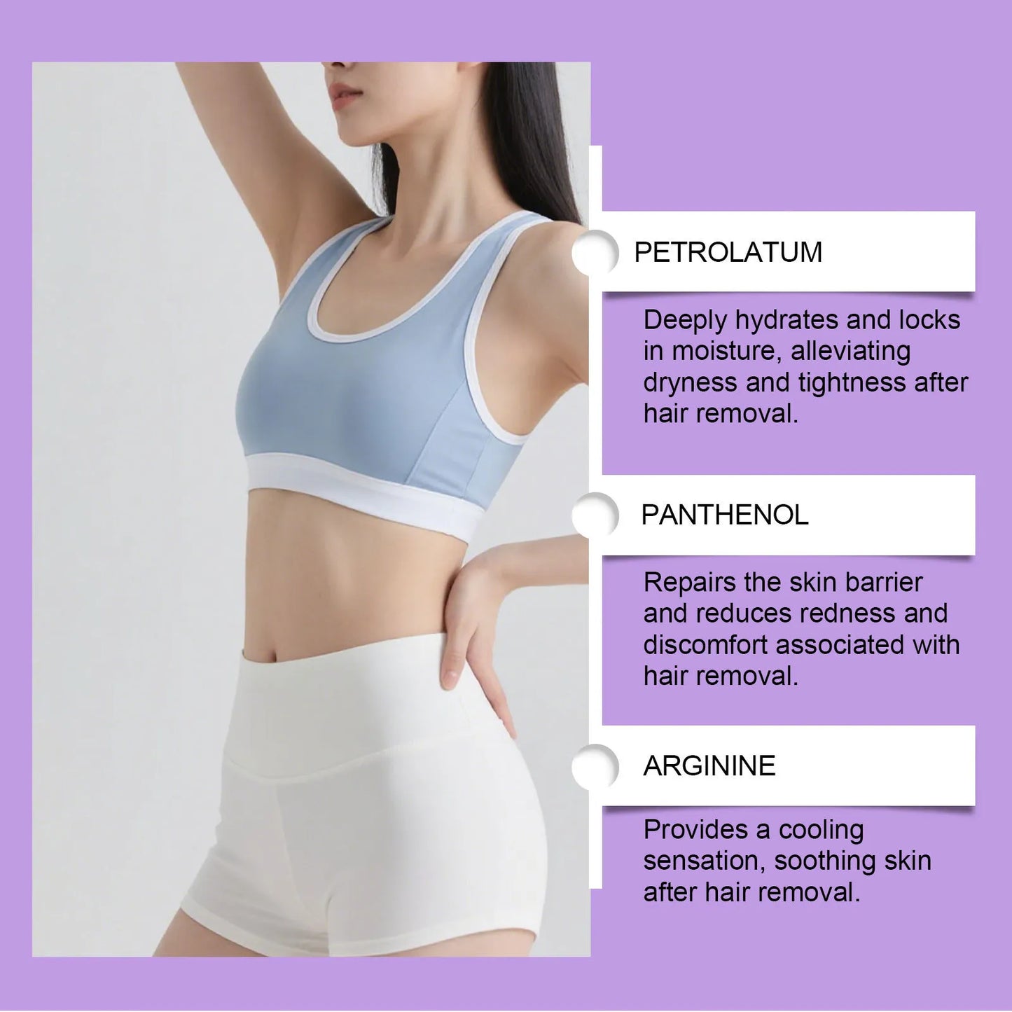 Bikini Pain-Free Hair Removal Cream for Sensitive Skin,Gentle Citrus Sensitive Skin Hair Removal Cream&Spray