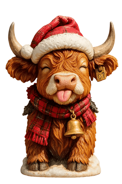 🎄🐮Highland Cow Advent Calendar 2026 – 24-Day Christmas Countdown with Cute Highland Cow Figurines