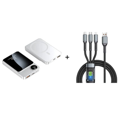 🔋✨Professional Magnetic Charger for Travelers & Professionals 🧲| 22.5W Wired & 15W Wireless | 10,000 mAh | Fast Delivery💥