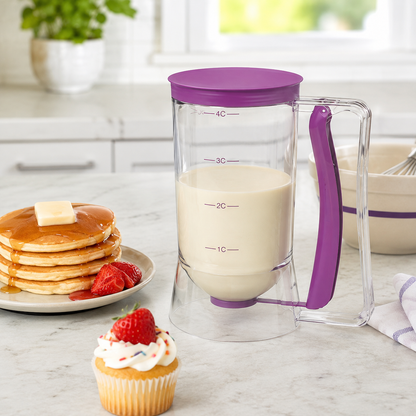 🎉🧁Easy-Pour Pancake & Cupcake Batter Dispenser