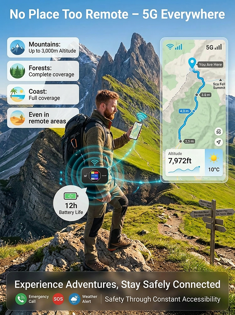 SIM-Free Lifetime Satellite WiFi. No dead zones, global coverage. Stop paying $100+/mo bills. Buy once, get unlimited fast internet forever!