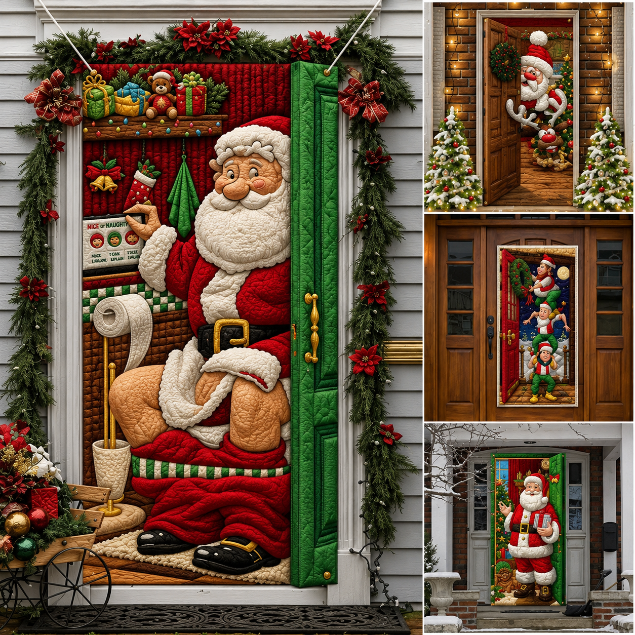 🌟Last day 50% OFF🌟2026 3D Christmas front door decoration