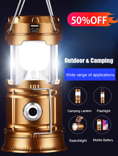 🔥Zeitlich begrenztes Angebot – 60 % Rabatt🌟Ein Muss für Notfälle zu Hause, wasserdichte, multifunktionale Solarlampe
