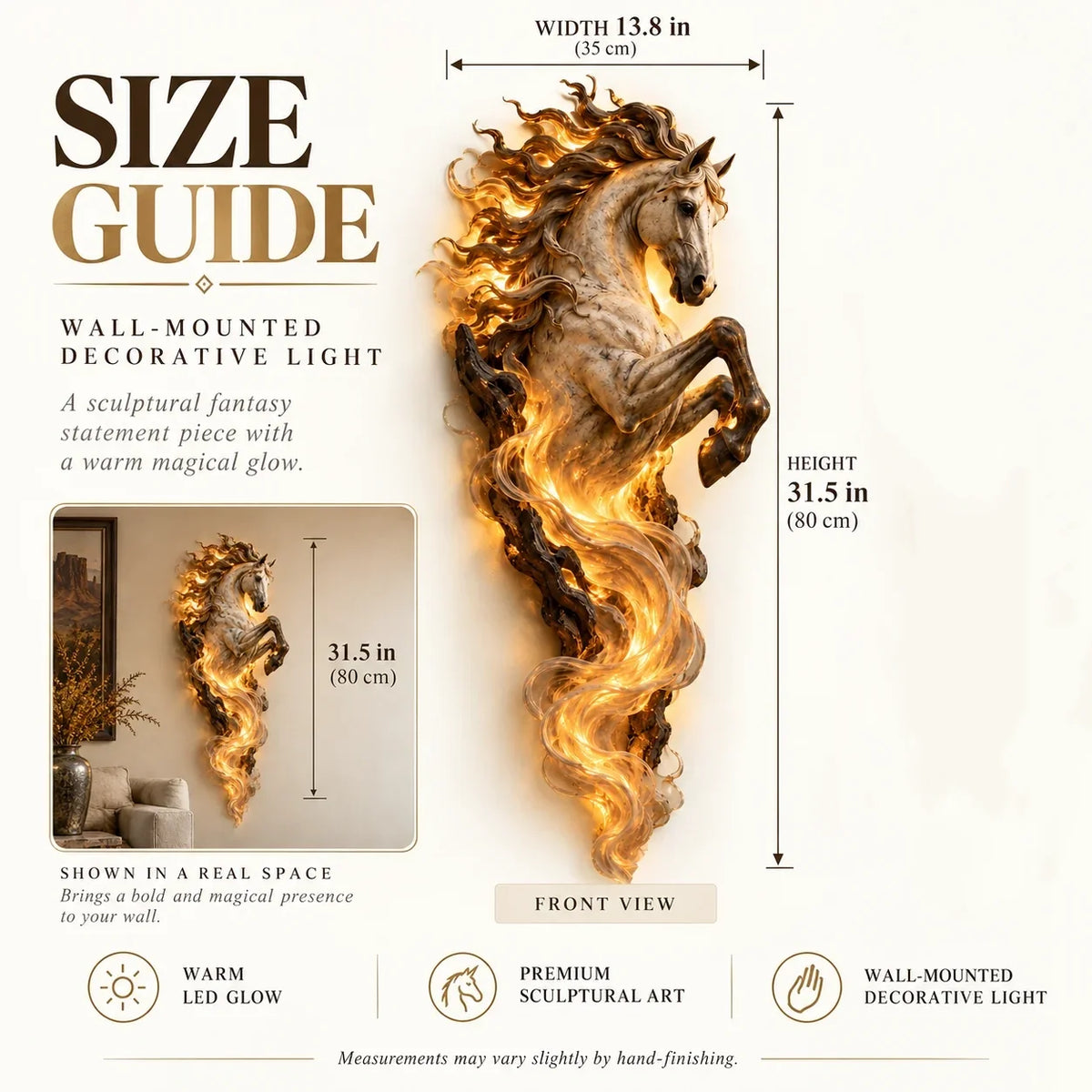 🔥Last Day 49% OFF -🦄 Celestial Flame Unicorn™ Wall Sconce – A Magical Guardian Awakens on Your Wall