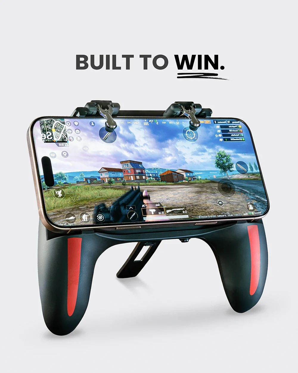 Mobile Game Controller with 5000mAh Power Bank & Cooling Fan & Gaming Grip Gamepad for 4.7-7" Android iOS Phone