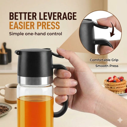 No-Drip Honey Dispenser for Clean, Effortless Everyday Pouring