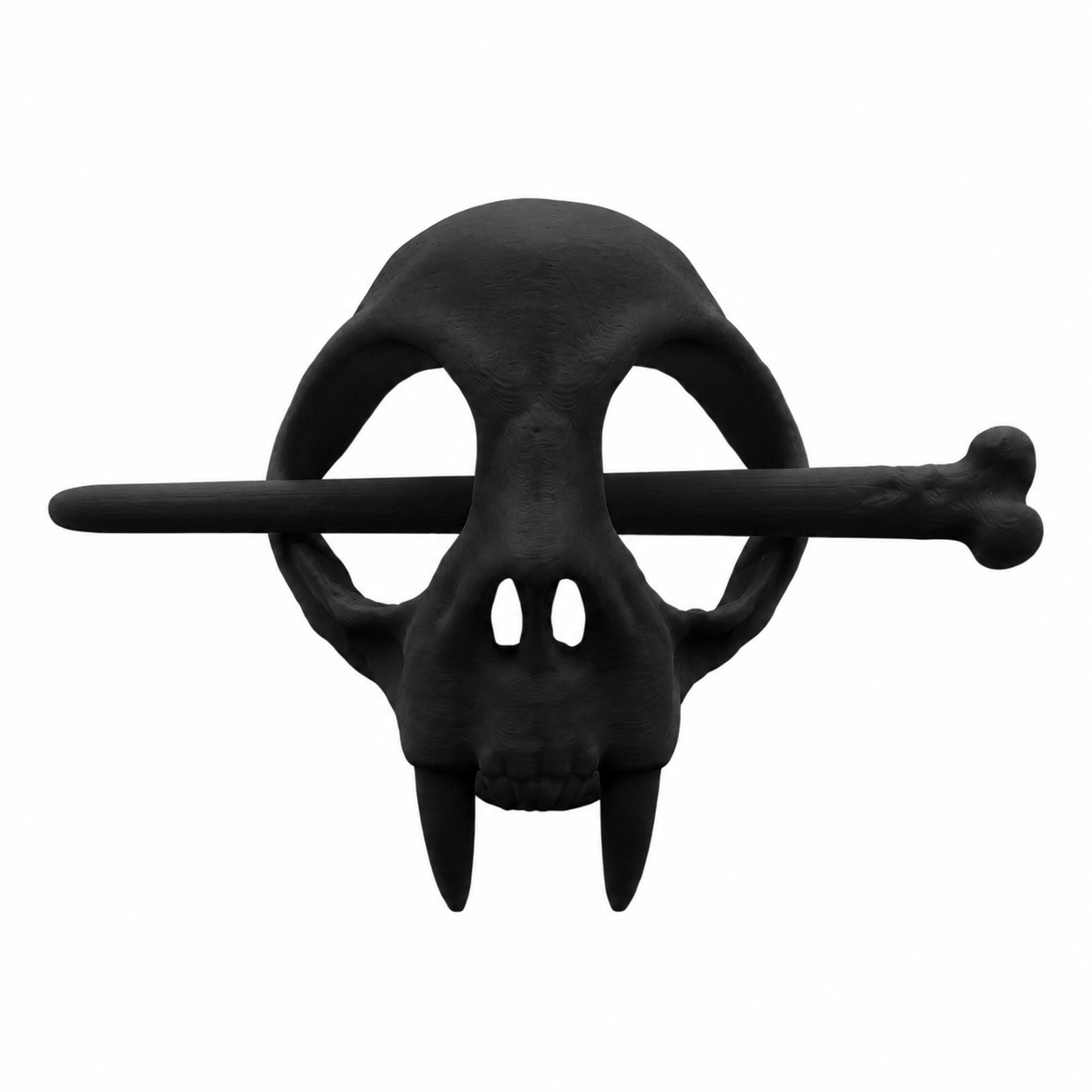💀Gothic Skull Hair Stick Clip | A Bold Hair Accessory for Ponytails, Braids, Buns & Half-Up Styles✨