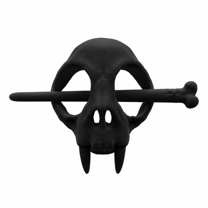 💀Gothic Skull Hair Stick Clip | A Bold Hair Accessory for Ponytails, Braids, Buns & Half-Up Styles✨