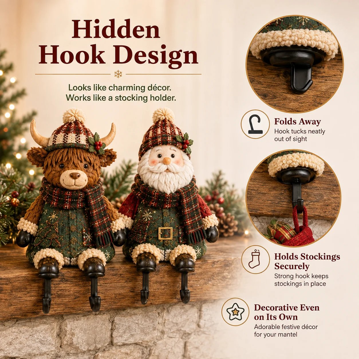 🔥Today 50% OFF🔥 - 🎄🧦Christmas Character Stocking Holder Collection