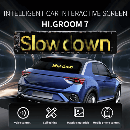 🔥Flash Sale✨DIY Car Dynamic LED Smart Colorful Eye Lamp Soft Screen