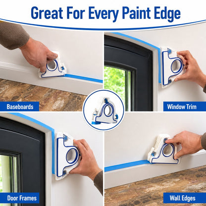 Easy Painter’s Tape Applicator Tool.Tape faster. Cut cleaner. Paint with straighter edges.