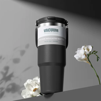 【Double Drinking Lid】Black