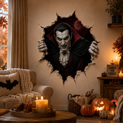 Halloween Break-In 3D Wall Decals
