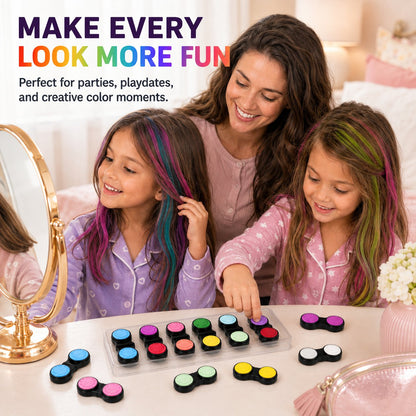 🔥 Last Day 49% OFF-🌈 12-Color Temporary Hair Chalk Applicator Set