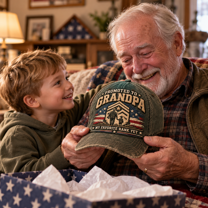 🇺🇸 Forever Our Hero™ – Veteran & Grandpa Tribute Cap | 2 Meaningful Designs 🧢