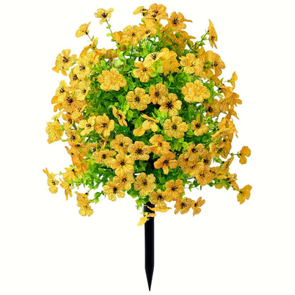 🌼 Artificial Daisy Flowers with Eucalyptus Leaves | Outdoor Indoor Decor