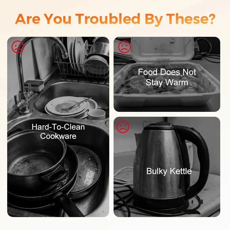 Multi-Function Portable Electric Stewing Cup