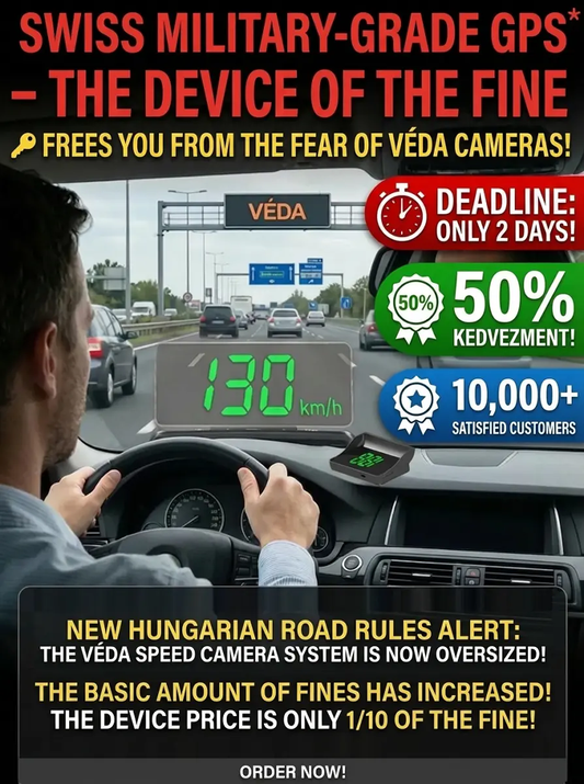 ⚡Hot Sales 51% OFF🔥Head-Up Display (HUD) Car GPS Digital Speedometer