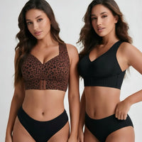 Black & Dark Brown Leopard