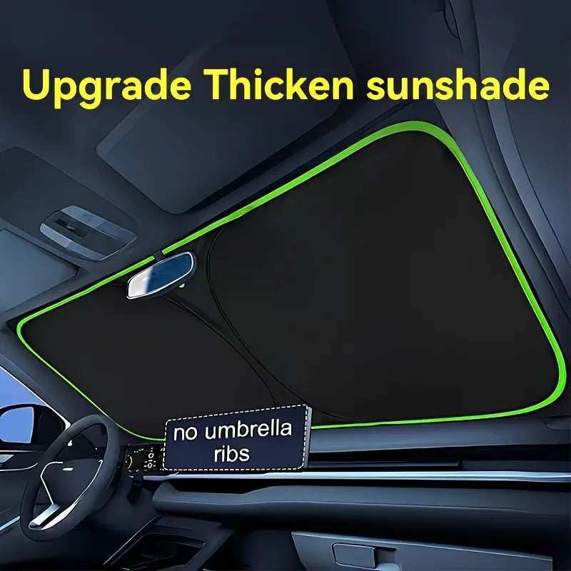 2026 New Portable Heat-Insulating Vehicle Sunshade, Upgraded Thickened Front Window Sun Shade☀️🚗