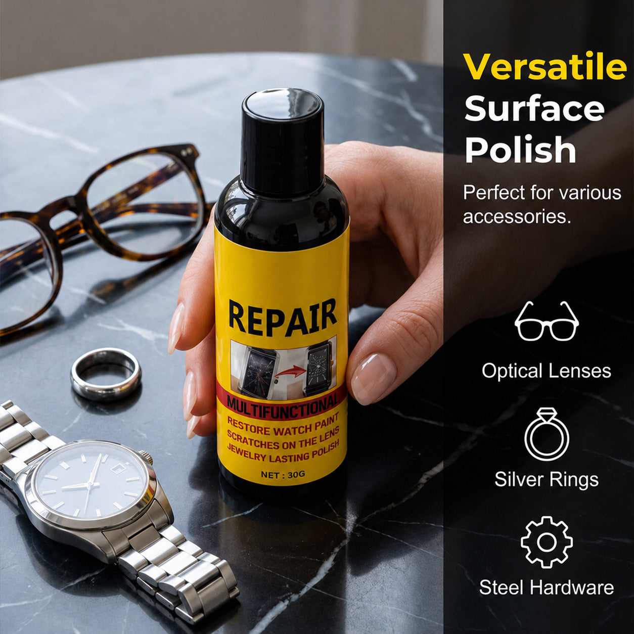 Multifunctional Scratch Repair Polish – Works on All Car Colors 🚗✨🛡️🎨