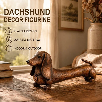🐶✨Handcrafted Wooden Dachshund Figurine