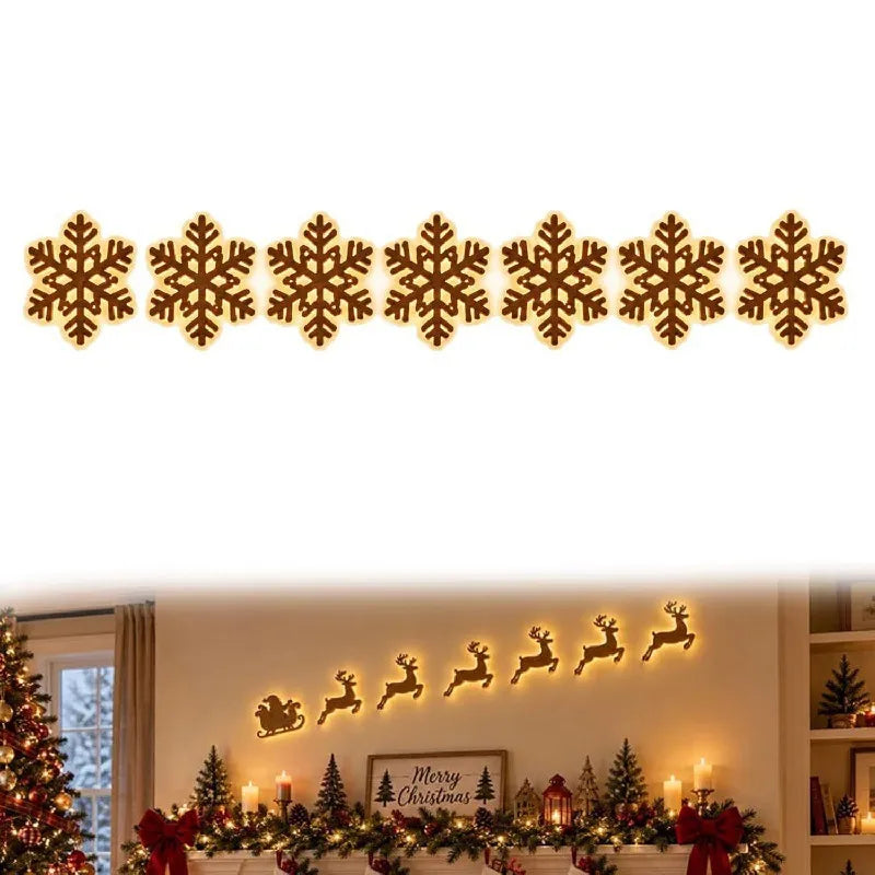 🎄 LED Reindeer Wall Decorations - ✨Festive Christmas Lighting