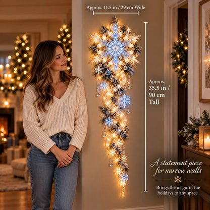 ❄️ Giant Snowflake Blizzard Trail™- Let the Snowstorm Glow Indoors
