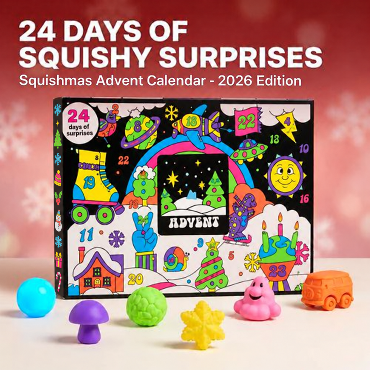 🔥Hot Sale 40% OFF🎁Squishmas Advent Calendar - 2026 Edition