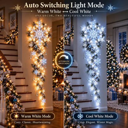 ❄️ Giant Snowflake Blizzard Trail™- Let the Snowstorm Glow Indoors