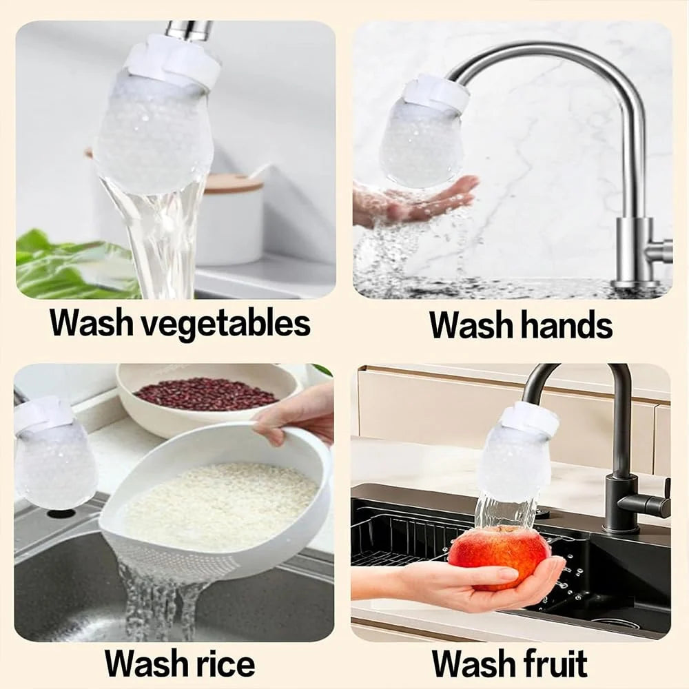 💧 100 Disposable Cotton Faucet Filter Bags with 10 Fastening Straps